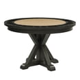 thumbnail image 4 of Steve Silver Rylie 6PC Dining Set with Game Top, Black, 4 of 7