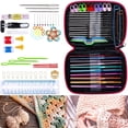 thumbnail image 3 of 100Pcs Crochet Hooks Crochet Kit with Case Reusable Multifunctional Portable Sewing Tool for Crocheting Beginners, 3 of 11
