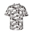 thumbnail image 3 of Daiia Beach Hawaiian Shirt for Men Gentle Cotton Regular Short Sleeve Casual-X-Large, 3 of 9
