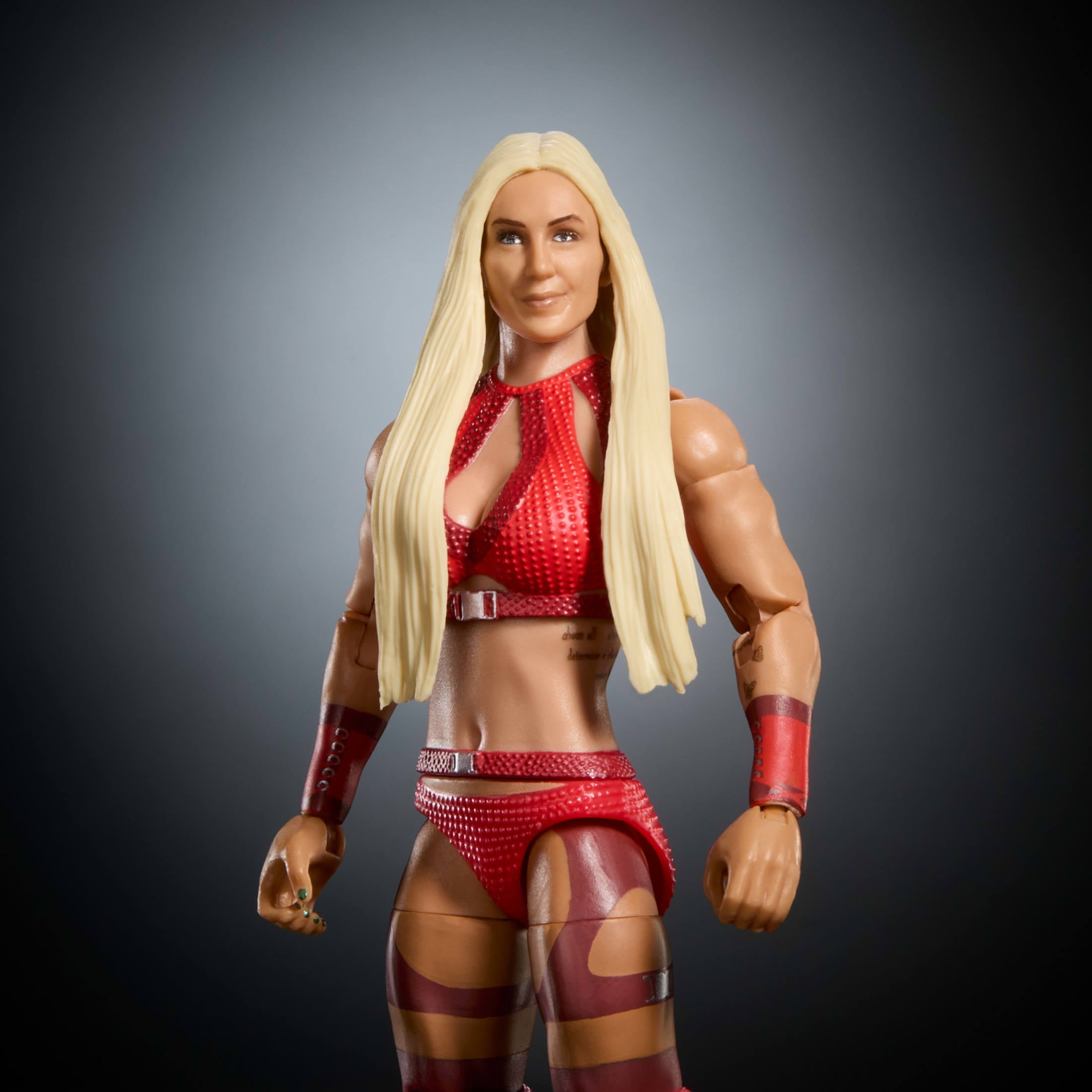 WWE Elite Collection Premium Live Event Charlotte Flair Action Figure Set, SummerSlam Collectible
