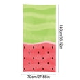 thumbnail image 3 of Watermelon Print Beach Towel, 27.5x55in Large Absorbent Microfiber Bath Towel for Swimming, Summer Vacation, 3 of 6