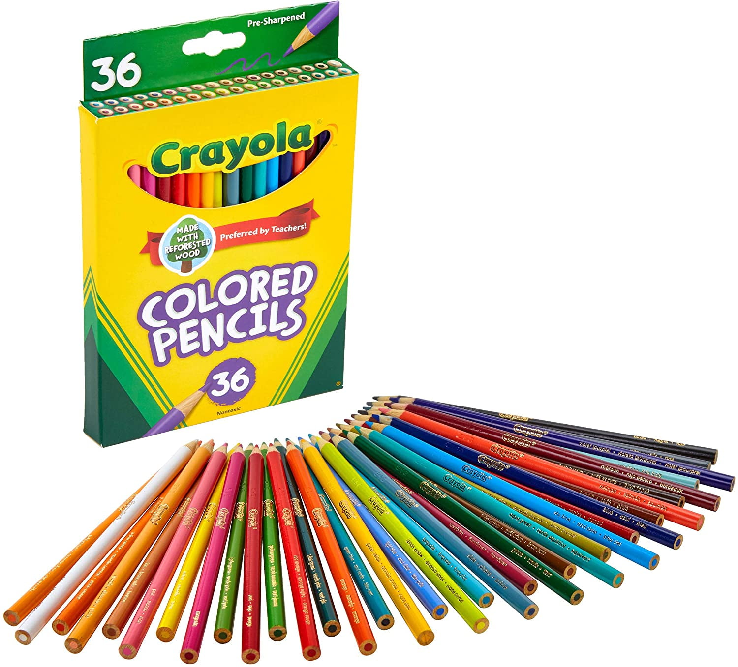 Crayola Colors of the World Bulk Colored Pencil Set - 6 Packs (24ct), Skin  Tone Kids Colored Pencils for Kids, School Supplies : Everything Else 