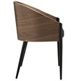 thumbnail image 2 of Modway Cooper 17" Modern Wood Dining Chair in Walnut, Set of 4, 2 of 4