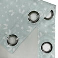 thumbnail image 5 of Ambesonne Aqua Grommet Curtain, Beach Theme Sea Star, 50" x 63", Seafoam and White, 5 of 6