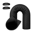 thumbnail image 2 of Cubierta reutilizable para mangueras de aire acondicionado portátil de 5 a 5,9 pulgadas de diámetro. Negro, 2 of 9