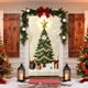 thumbnail image 4 of Cortina Navideña para Puerta de 89 X 183 Cm | Tejido de Poliéster con Bordado Estereoscópico | Cortina Festiva Duradera | Decoración de Pared Navideña | Multiusos para Puertas, Paredes y Mesas, 4 of 6
