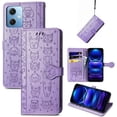 thumbnail image 2 of Funda Cartera FOXDOCK para XIAOMI Redmi Note 12 5G , Flip PU con Relieve de Gatos y Perros, Tarjetero y Soporte, 2 of 6