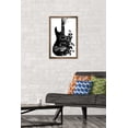 thumbnail image 2 of Peace Guitar Made of Crows Wall Poster, 14.725" x 22.375", Framed, 2 of 3