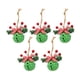 thumbnail image 5 of 5 campanas de Navidad, decoración navideña, bonitas hechas a mano con recorte de estrella, campanas de Metal navideñas para puerta, porche, ventana, Verde 3cm Macarena Colgante colgante, 5 of 8