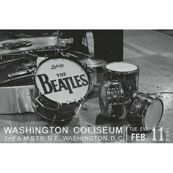 The Beatles - Washington Coliseum Wall Poster, 22.375" x 34"