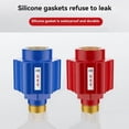 thumbnail image 2 of 4 Piezas [Dientes de Cobre Engrosados] Calentador de Agua Eléctrico de Pared Anti-Eléctrico Accesorios de Calentador de Agua Doméstico Azul, 2 of 5