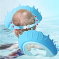 thumbnail image 4 of Sombrero suave para lavar el cabello para bebés Protectores para los oídos Sombrero impermeable Sombrero para champú suave Gorros de Gorro para Hugo Sombrero de baño ajustable, 4 of 7