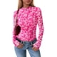 thumbnail image 1 of Blusa PRETTYGARDEN Mujer Malla Floral Manga Larga Blanca XL, 1 of 8