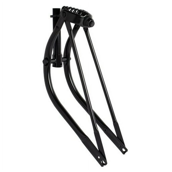 OG Lowrider Classic 20" Spring Fork Bent 1" Threaded Black