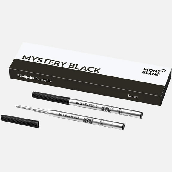Refill Montblanc Ballpoint Pens - Pack of 2 - Mystery Black Broad