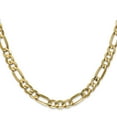 thumbnail image 3 of 14K Gold Concave Open Figaro Chain 22", 3 of 5