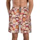 thumbnail image 1 of Balery Maneki-Neko Cats Traje de Baño Estilo Hawaiano para Hombre, Shorts de Secado Rápido con Bolsillos-Large, 1 of 6