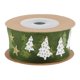 thumbnail image 4 of Cintas de tela de satén de grogrén 1 Rollo / 5 M Cinta De Satén De Grogrén De Navidad Envoltura De Regalo Decoración De Navidad Verde verde Magideal Cintas de tela de satén de grogrén, 4 of 7