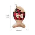 thumbnail image 4 of Famyfamy Christmas Stockings Stocks Candy Bag Festival Supplies Knitted 42cm In Length 26cm In Width Decoration Fish Bone, 4 of 14