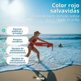 thumbnail image 2 of Tubo de Rescate Acuático Profesional 128 cm | Flotador Rojo con Correa Ajustable | Alta Visibilidad y Flotabilidad para Socorristas en Piscinas y Aguas Abiertas, 2 of 10