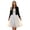 Cardigan Black, variant on FASHOFT Cardigan For Women Oktoberfest Velvet Stand Collar Button Long Sleeve Coat Elegant Retro Fashion Outerwear Fall Cardigans For Women Beige L