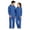 Dark Blue, variant on JTieacloth Men's Hooded Jumpsuit Long Sleeve Bodysuit Lightweight Casual Comfort Party Outfits