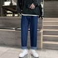 thumbnail image 4 of Fashion Summer New Product Jeans Men's Loose Straight Leg Pants Fashion Brand Casual Men's Cow Pants, 4 of 9