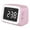 Pink, variant on Skegnu Digital Alarm Clock Mini Mirror Clock Alarm Clock Night Light Card FM Bluetooth Speaker Alarm Clocks for Adults