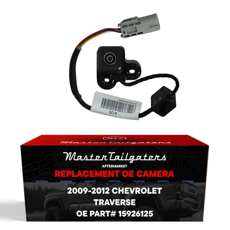 Master Tailgaters Replacement for Chevrolet Traverse (2009-2012) Backup Camera OE Part # 15926125
