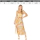 thumbnail image 2 of Vestido de mujer, tirantes con cordones y abertura en el pecho, vestido floral, nueva moda de primavera y verano, 2 of 6