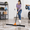 Orange-30in, variant on 24in Orange Heavy Duty Floor Squeegee Broom with Brush and Long Handle