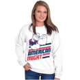 thumbnail image 4 of Popeye The Sailor Man American Might Unisex Plus Size Sweatshirt Brisco Brands 5X, 4 of 5