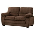 thumbnail image 5 of AC Pacific Contemporary 3-Piece Brown Upholstered Living Room Set, 5 of 8