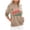 Khaki, variant on Christmas Sweatshirts for Women Graphic Letter Printed Sweatshirts Casual Crewneck Fleece Pockets Sweatshirt Fashion Oversized Fall Winter Basic Wear