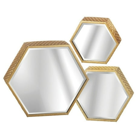 cbk toscana 3 piece honeycomb wall mirror set set of 3 walmart com cbk toscana 3 piece honeycomb wall mirror set set of 3 walmart com