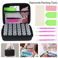 thumbnail image 1 of Embroidery Storage Box with Zippered Jewelry Beads Storage Container Jar Zippered Case, 1 of 9