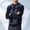 Black, variant on QSAWXQZ Men's Crewneck Sweater Long Sleeve Argyle Jacquard Pullover Knit Top S
