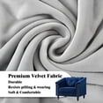 thumbnail image 3 of Aukfa 3 Pieces Sectional Sofa Couch Set for Living Room, 3 Seat Sofa, Loveseat and Accent Chair,Blue, 3 of 8