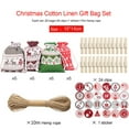 thumbnail image 2 of SUNSIOM Christmas Candy Bag Set Hanging Drawstring Gift Bags Treat Bags with Rope and Tag/Stickers, 2 of 6