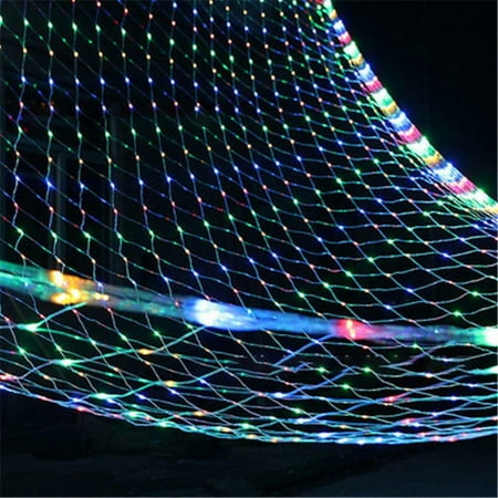 

Christmas Net Lights 192 LED Net Lights Outdoor Mesh Lights with 8-Lighting Modes Fairy Lights Waterproof Net Christmas Lights for Bushes Patio Hedge Porch Ceiling 9.8 x 6.6ft