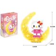 thumbnail image 1 of Sanrio-bloques de construcción de Anime Kawaii para niños, Hello Kitty, Kuromi, My Melody, Cinnamoroll, diamante, conejo, ratón, juguete, regalo de cumpleaños, 1 of 4