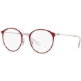 thumbnail image 1 of Ray Ban 0RY1053 4081 Unisex Silver On Red Metal Frame Eyeglasses, 1 of 2