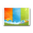 thumbnail image 1 of RYLABLUE Tapis de Sol Color Life Tapis de Sol Extérieur/intérieur Taille 23.6x15.7 Pouces, 1 of 1