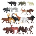 thumbnail image 1 of Modelo de juguete de animal salvaje estático de simulación, adornos didácticos de animales del bosque, león, cocodrilo, jirafa, elefante, 1 of 5