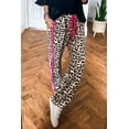thumbnail image 6 of TinyCribz Chic Leopard Print Women's Pants – Rose Contrast Stripe XL, 6 of 8