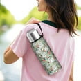 thumbnail image 6 of 20 Oz Maltese Dog and Flower Floral Coffee Tumbler Double Wall Insulated Stainless Steel Water Bottle | Metal Reusable Thermoses Flask with Cup Cap | Leak & Sweat Proof with Anti-Dust Lid, 6 of 7