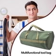 thumbnail image 3 of Bolsa de herramientas de lona para electricista, destornillador, alicates, herramientas manuales de reparación, bolsas organizadoras de almacenamiento de herramientas eléctricas portátiles, 3 of 5