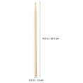 SEXAGESIMO Kids Drumsticks 7A Classic Wood Tip Walnut Grip for Adults