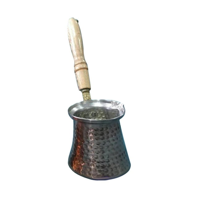 GUOOL Turkish Coffee Pot Kitchen with Long Handle Cafe Bar Greek Arabic Coffee Pot 225ml