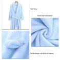 thumbnail image 3 of Albornoz De Terciopelo Coral Súper Suave, Cálido Y Acogedor, Fuerte Absorción De Agua, Duradero Y Duradero, Diseño Versátil, Ideal Para Salón De Belleza U Hotel, Utilizado, 3 of 7